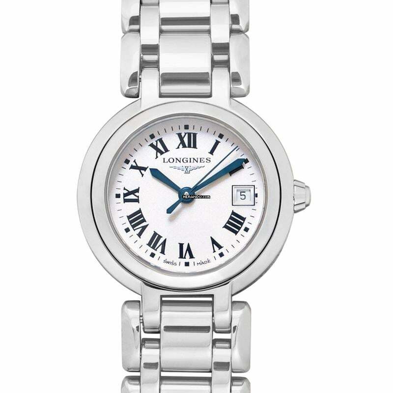 Longines PrimaLuna L81104716 - PrimaLuna Quartz Silver Dial Ladies Watch </h1>