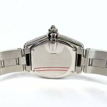 Thumbnail von Cartier Roadster Quartz Steel 31mm Pink Dial 3.20TCW DIAMOND Watch </h1>