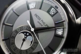 Thumbnail von Patek Philippe Jahreskalender & Mondphasen in Weißgold