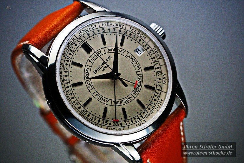 PATEK PHILIPPE CALATRAVA "Wochenkalender" Edelstahl
