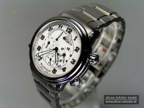 Thumbnail von BLANCPAIN LÉMAN Réveil GMT Date in Edelstahl