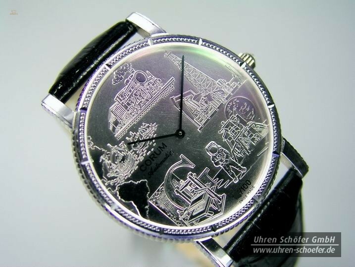 CORUM Münzuhr zur Jahrtausenwende, Weißgold, Automatik