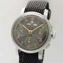 Thumbnail von Marvin Military WW2 Chronograph Vollkalender Vintage Valjoux 72c very rare </h1>