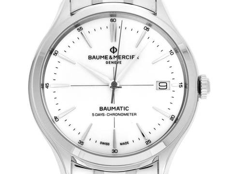  Baume & Mercier Clifton Baumatic Ref.M0A10505 Full Set Ungetragen 