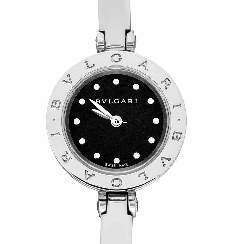 Bulgari B.Zero1 102419 - B.Zero1 Quartz Black Dial Stainless Steel Ladies Watch </h1>