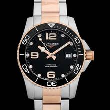 Thumbnail von Longines HydroConquest L37813587 - HydroConquest Automatic Black Dial Stainless Steel Men's Watch </h1>