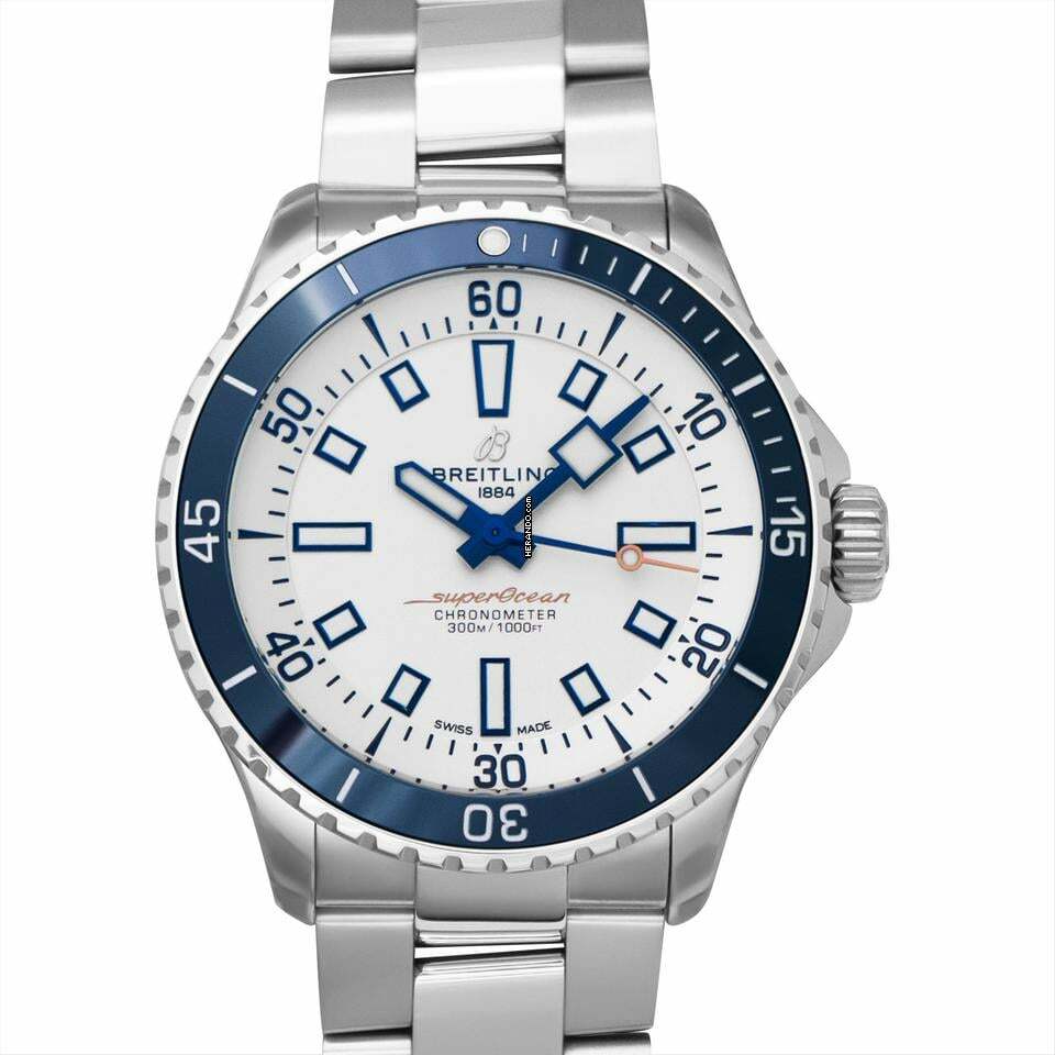 Breitling Superocean A17375E71G1A1 - Superocean Automatic White Dial Stainless Steel Men's Watch </h1>