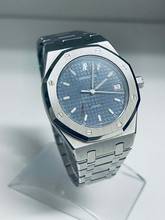 Thumbnail von Audemars Piguet Royal Oak BLUE - Box - Papers - Perfect condition
