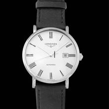 Thumbnail von Longines Elegant L49114112 - The Longines Elegant Collection Automatic White Dial Stainless Steel Men's Wat </h1>
