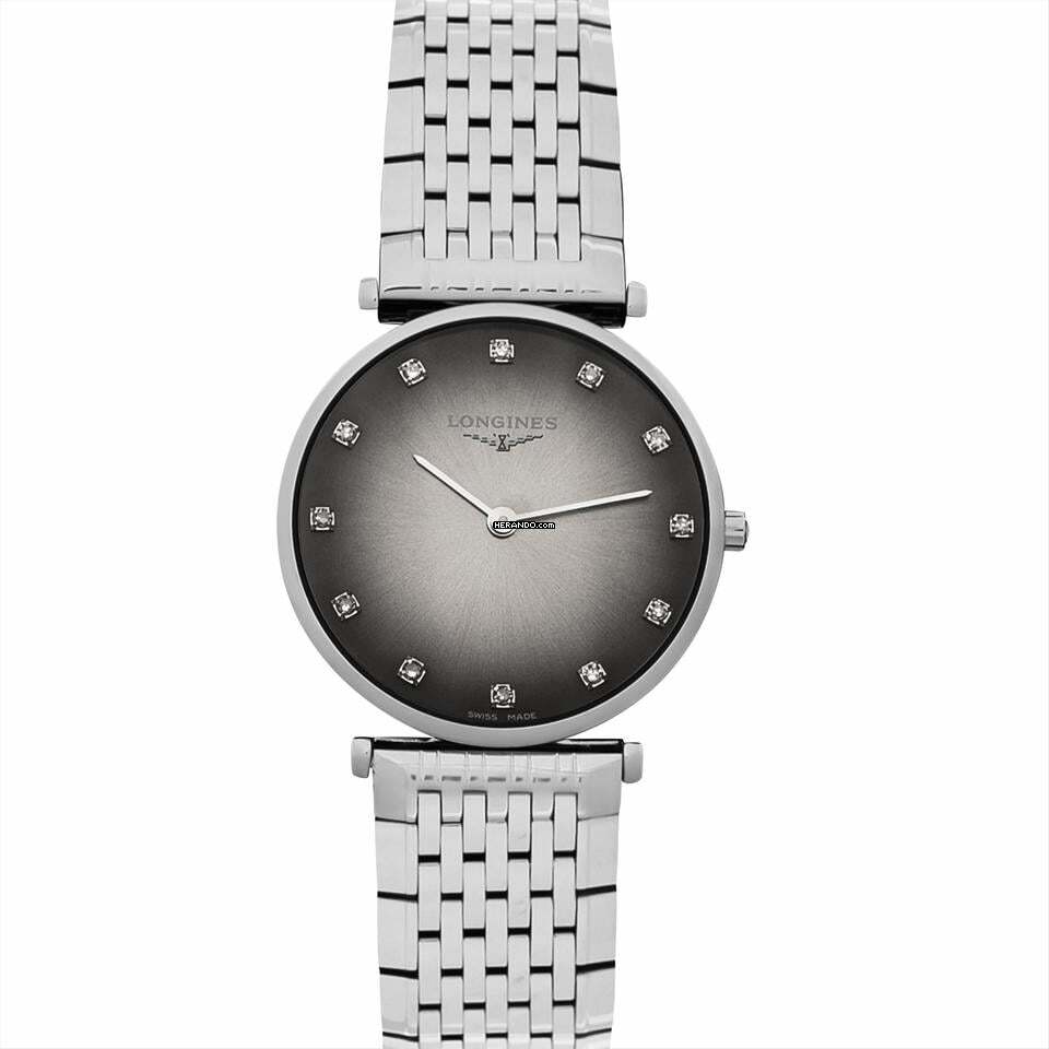Longines La Grande Classique L45124776 - La Grande Classique Quartz Grey Dial Stainless Steel Ladies Watch </h1>