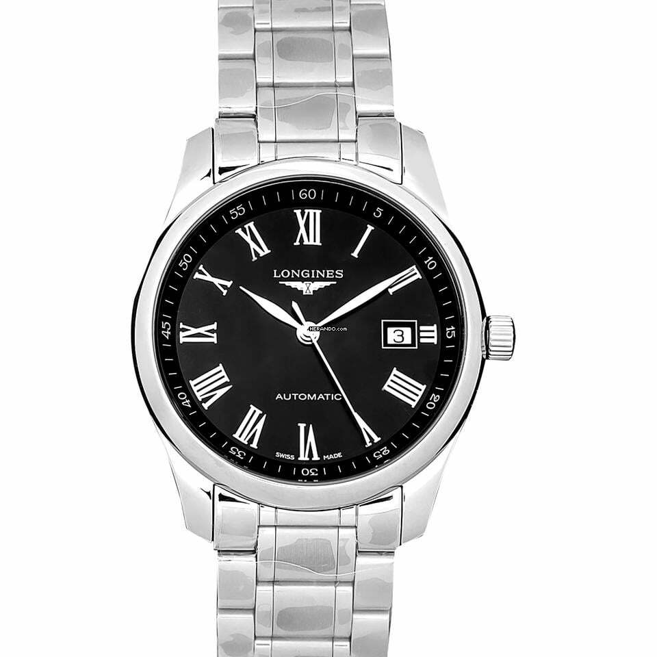 Longines Master Collection L27934596 - Master Collection Automatic Black Dial Stainless Steel Men's Watch </h1>