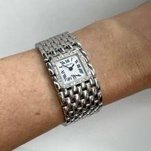 Thumbnail von Cartier Panthère RUBAN Quartz Steel 0.27TCW DIAMOND Watch </h1>