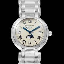 Thumbnail von Longines PrimaLuna L81164716 - PrimaLuna Quartz Silver Dial Ladies Watch </h1>