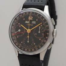 Thumbnail von Clebar Vintage Vollkalender Chronograph Valjoux 72c </h1>