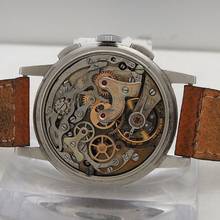 Thumbnail von Heuer Vollkalender Chronograph Vintage Valjoux 72c </h1>