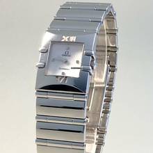 Thumbnail von Omega Constellation Quadra Perlmutt 15217100 DAU 19 28 mm Full Set </h1>