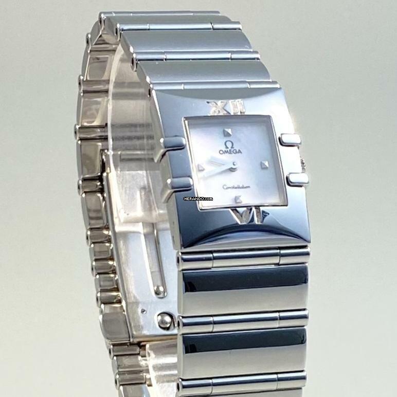 Omega Constellation Quadra Perlmutt 15217100 DAU 19 28 mm Full Set </h1>