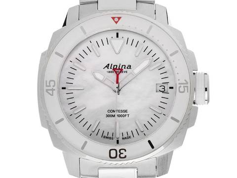  Alpina Seastrong Diver Comtesse Ref.AL-240MPW2VC6B Full Set Neu 