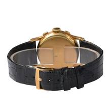 Thumbnail von Patek Philippe Chronograph 130 indelible silver dial yellow gold 18KT 1946's </h1>