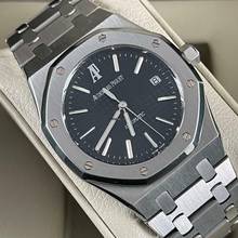 Thumbnail von Audemars Piguet Royal Oak Selfwinding 15300ST 2010 Box&Papers Ap Service black schwarz 39mm TOP </h1>