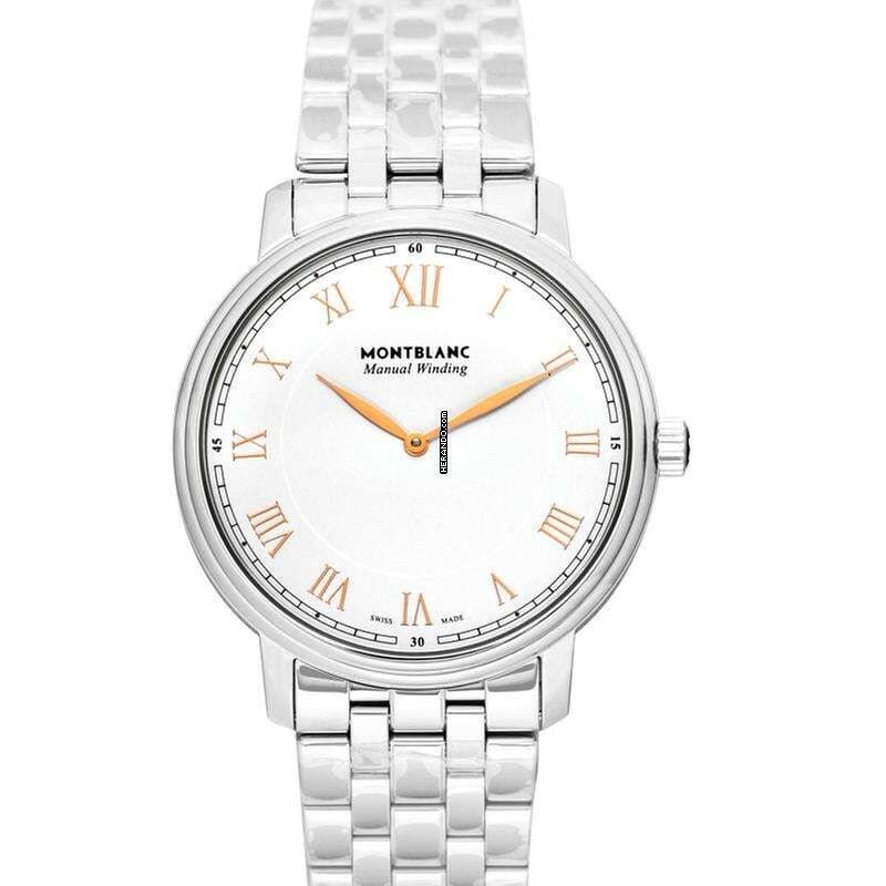 Montblanc Tradition 119963 - Tradition Manual-winding White Dial Stainless Steel Men's Watch </h1>