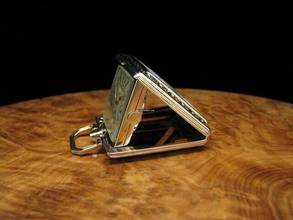 Thumbnail von Ebel 9kt 375 Gold Reiseuhr Klappuhr Taschenuhr Carré Form </h1>