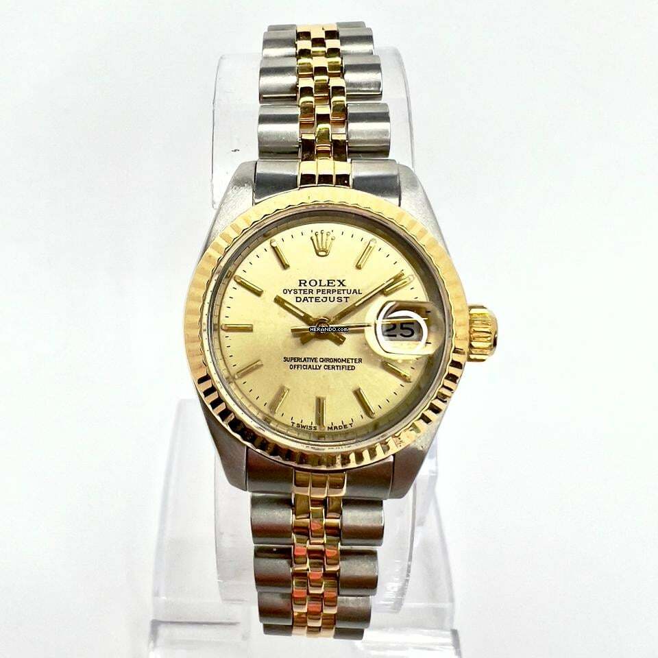 Rolex Datejust Automatic 26mm 2 Tone Watch </h1>