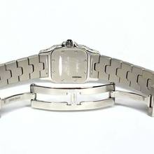 Thumbnail von Cartier Santos Galbée 24mm Quartz Steel 6.60TCW Diamond Watch </h1>