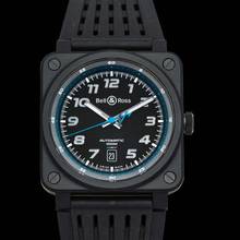 Thumbnail von Bell & Ross BR 03-92 Ceramic BR0392-A522-CE/SRB - Alpine Automatic Black Dial Ceramic Men's Watch </h1>