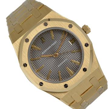  Audemars Piguet Royal Oak 4100BA midsize 35MM grey purple dial yellow gold 18KT 1978’s </h1> 