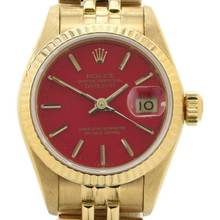 Thumbnail von Rolex Lady-Datejust 26 Red Stella Dial Ref.69178 </h1>