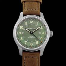 Thumbnail von Hamilton Khaki Field Titanium H70545560 - Khaki Field Automatic Green Dial Titanium Men's Watch </h1>