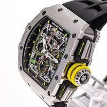 Thumbnail von Richard Mille RM 011 11-03 Ti Titanium Yellow Green NEW Unworn Full Set 2020