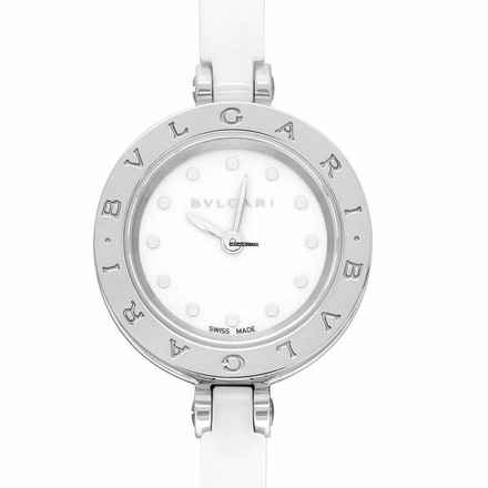  Bulgari B.Zero1 102086 - B.Zero1 Quartz White Dial Stainless Steel Ladies Watch </h1> 