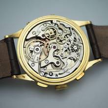 Thumbnail von Minerva Chronograph Vintage Valjoux 72 Gold 18k/750 </h1>