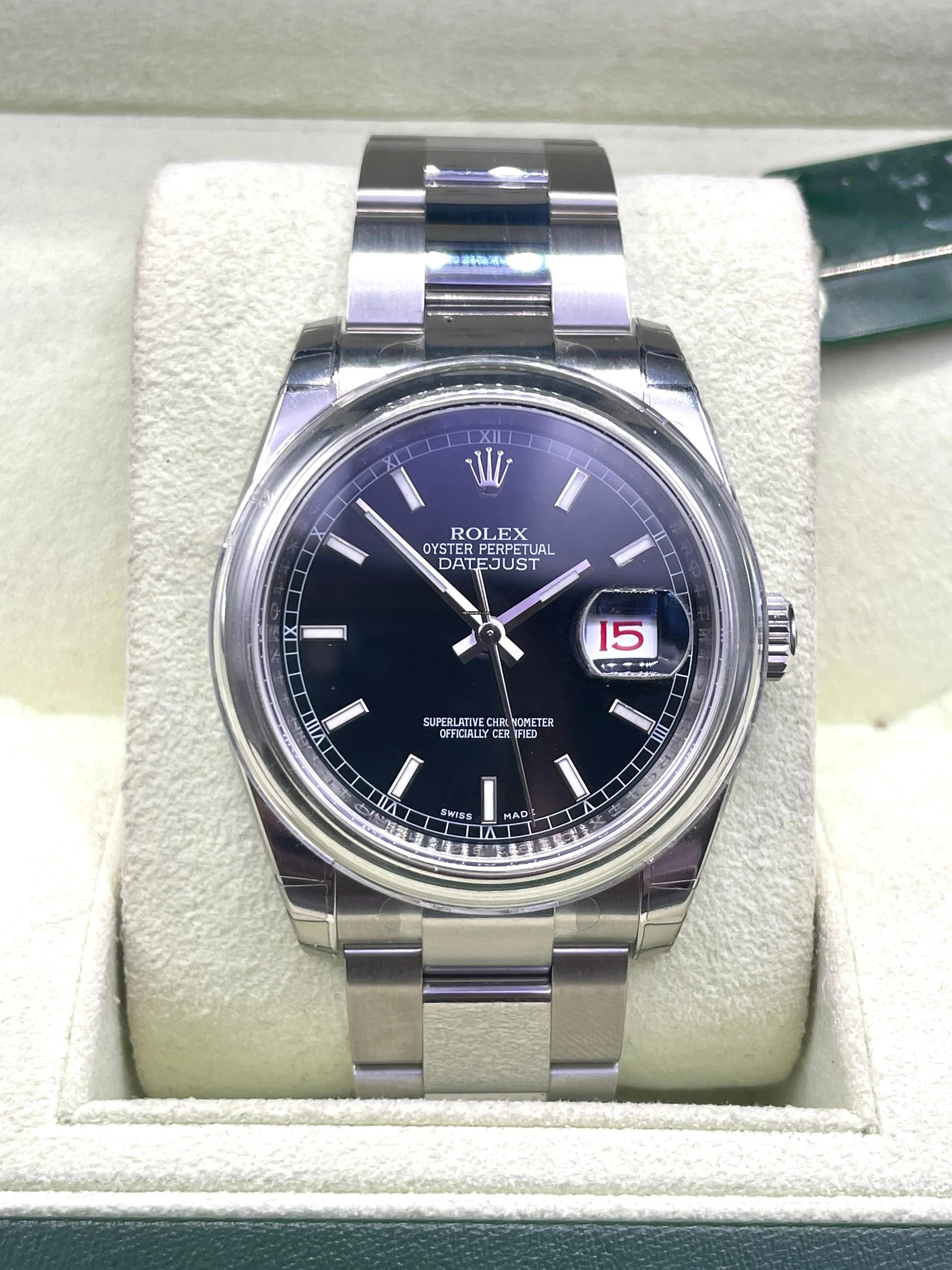 Rolex Datejust 36 NEW,UNWORN FULL STICKERS+QR Code 116200 Full Set Box&Papers </h1>