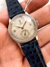 Thumbnail von Omega Classic 32mm Calatrava Art Deco Sector Dial Steel Vintage vintage