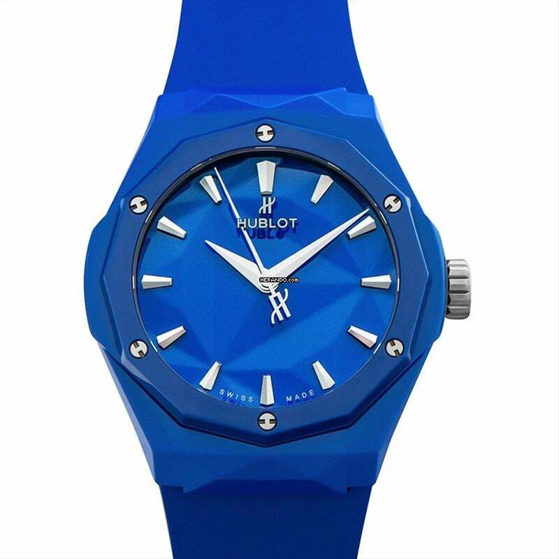 Hublot Classic Fusion Blue 550.ES.5100.RX.ORL21 - Classic Fusion Automatic Blue Dial Ceramic Men's Watch </h1>