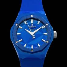 Thumbnail von Hublot Classic Fusion Blue 550.ES.5100.RX.ORL21 - Classic Fusion Automatic Blue Dial Ceramic Men's Watch </h1>