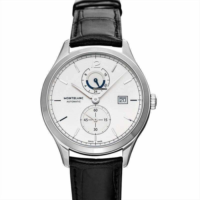 Montblanc Heritage Chronométrie 112540 - Heritage Chronometrie Automatic Silver Dial Stainless Steel Men's Watch </h1>