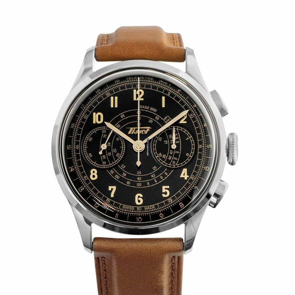 Tissot T142.462.16.052.00 - Telemeter Automatic Black Dial Stainless Steel Men's Watch </h1>