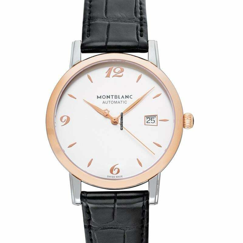 Montblanc Star Classique 112145 - Star Classique Automatic Silver Dial Stainless Steel Men's Watch </h1>