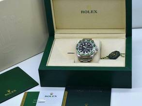 Thumbnail von Rolex Submariner Date 116610ln Emeralds Bezel