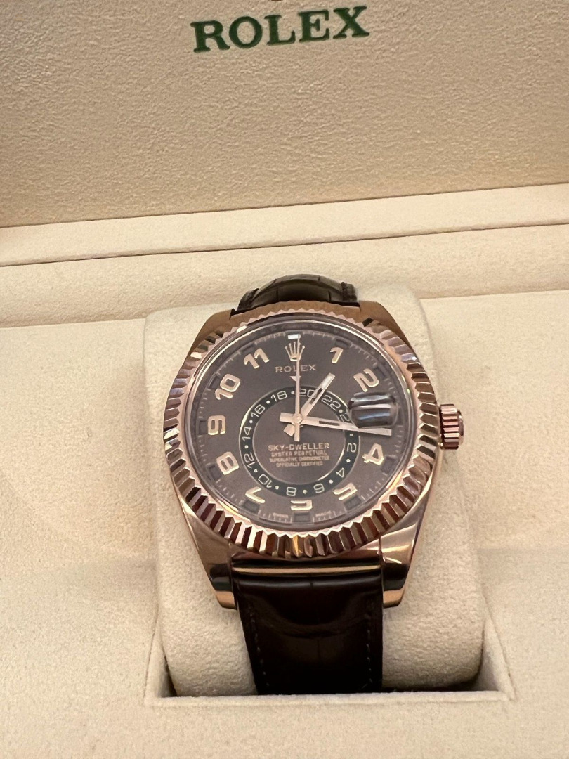 Rolex Sky-Dweller  Rosegold Fullset