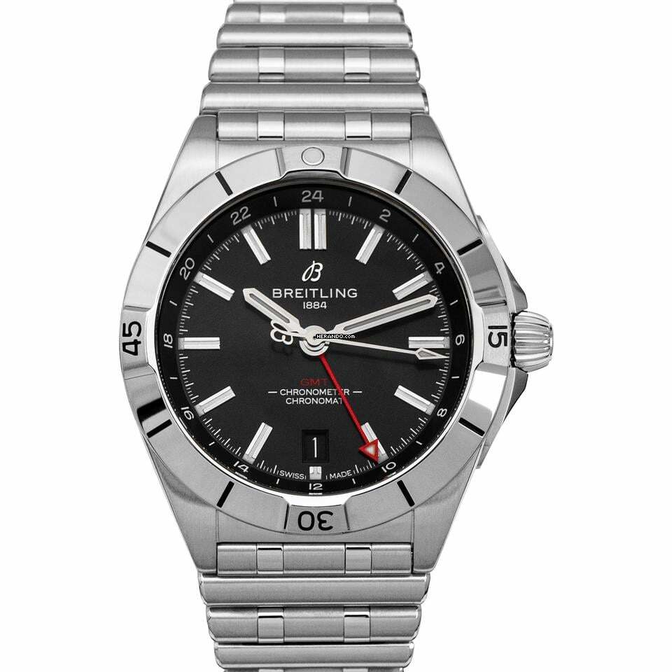 Breitling Chronomat A32398101B1A1 - Chronomat Automatic Black Dial Stainless Steel Men's Watch </h1>