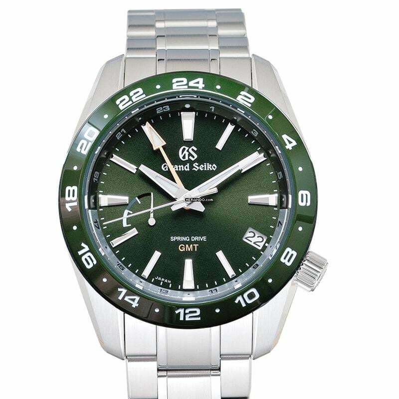 Seiko GS SBGE257 - 9R Spring Drive GMT Stainless Steel </h1>