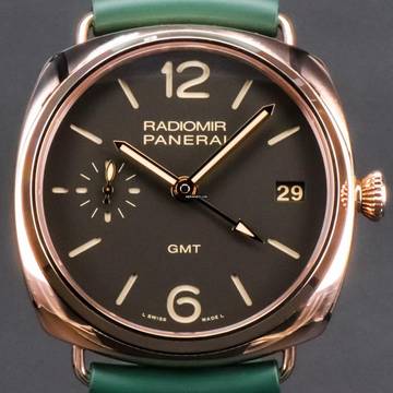  Panerai Radiomir 3 Days GMT Rosegold - EXTRA STRAP 