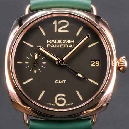  Panerai Radiomir 3 Days GMT Rosegold - EXTRA STRAP 
