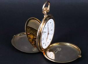 Thumbnail von A. Lange & Söhne Glashütte 1A Taschenuhr 18KT. Inkl. Stammbuchauszug SAMMLERZUSTAND