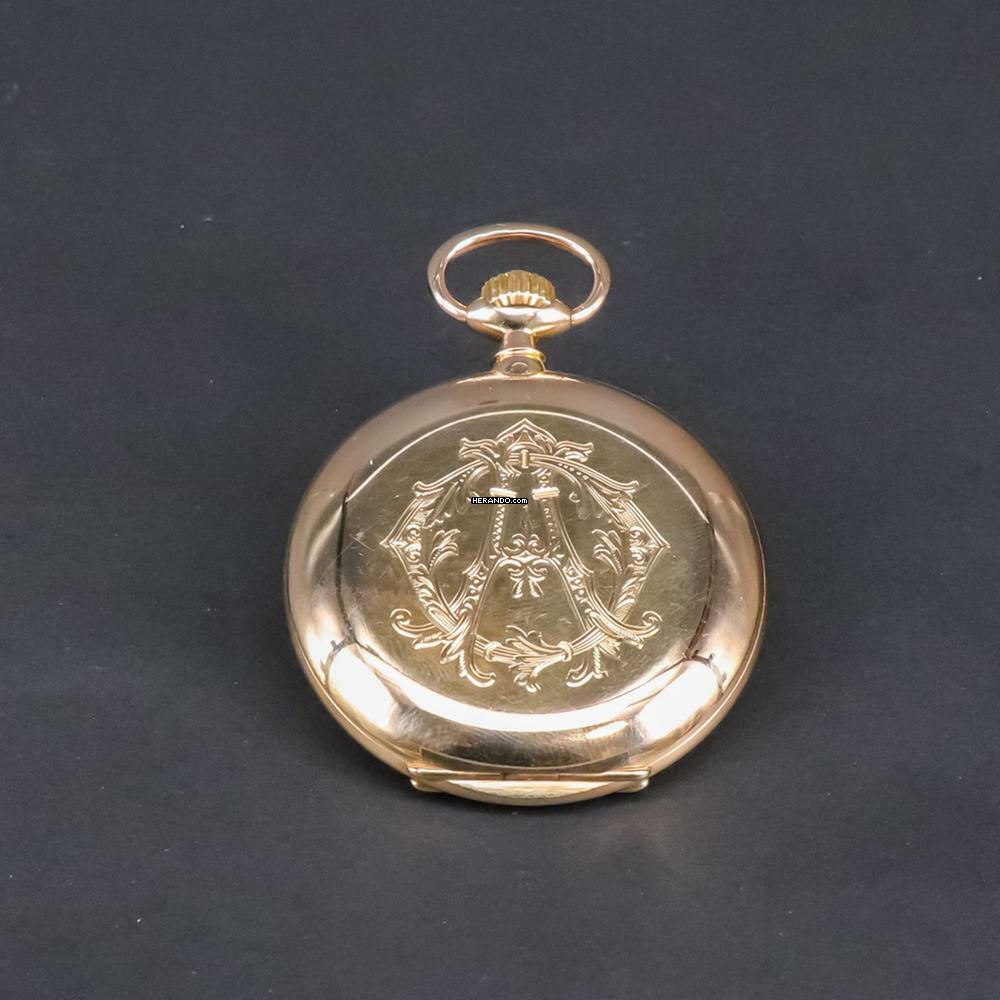 A. Lange & Söhne Glashütte 1A Taschenuhr 18KT. Inkl. Stammbuchauszug SAMMLERZUSTAND